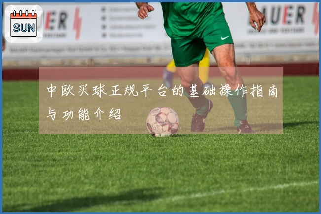 中欧买球正规平台的基础操作指南与功能介绍